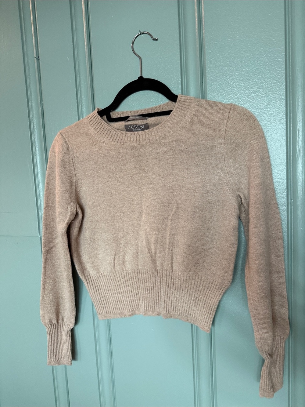 J. Crew Cashmere cropped fit Women's Sweater